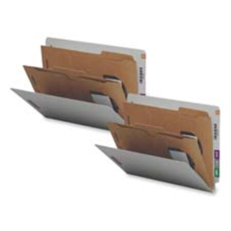 Smead Pocket-Style Classification Folder- 12-.25in.x9-.50in.- Gray SMD26710